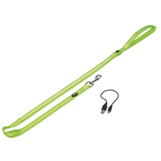 Nobby Leine FLASH MESH, neon gelb, XS-S: L: 120 cm, B: 20 mm, 1 Stück