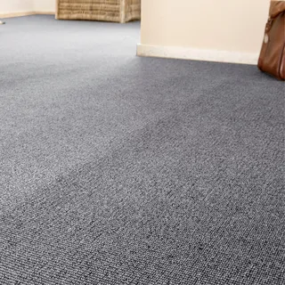 Andiamo Teppichboden »Luton, Feinschlinge, Made in Netherlands« rechteckig 6 mm Höhe meliert, Breite 400 cm oder 500 cm, strapazierfähig & pflegeleicht, grau