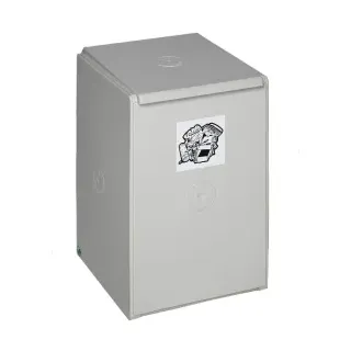 VAR Kunststoffcontainer 60 Liter, aus schlagzähem Polysterol, 1-fach, ohne Deckel