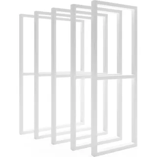 HEVVA - Waschtisch Gestell NECKAR - 50 cm Tiefe, 75 cm Höhe, Weiß, 2 Stück - Weiß