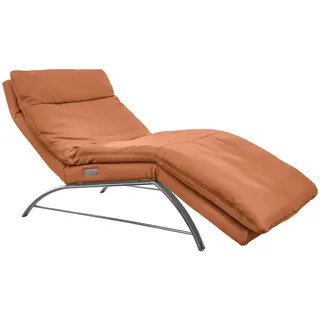 Chilliano Relaxliege , Cognac , Leder , Echtleder , Longlife-Leder, Vintage-Leder , 95x91x170 cm , Typenauswahl, Fußauswahl, Lederauswahl, Stoffauswahl, Relaxfunktion, Liegefunktion, Rücken echt , Wohnzimmer, Sessel, Relaxliegen