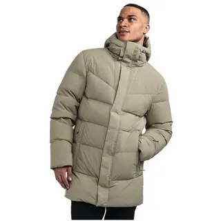 Schöffel Daunenmantel Urban Down Coat Style Cers MNS (winddicht, 4-Wege-Stretch) beigebraun Herren - Übergröße 58 -