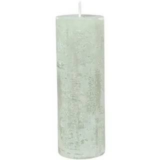 Chic Antique Macon rustikale Stumpenkerze versch.Farben ud Größen Kerze Antik NEU Altarkerzen 100% Paraffin Lange Brenndauer (Verte, 20x7cm)