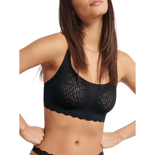 SLOGGI Damen, Sloggi Zero Feel Bliss Top, Black, XL,