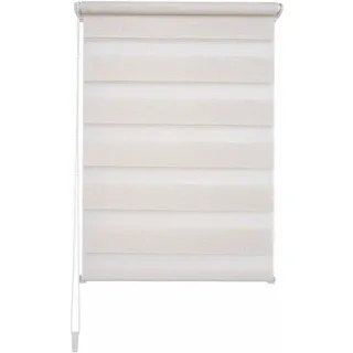LIEDECO Klemmfix Duo-Rollo 45 x 160 cm Polyester Beige Natur