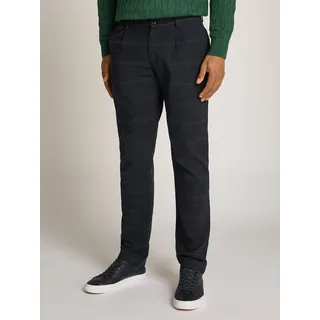 Chinohose TOMMY HILFIGER "DENTON 1 PLT POW CHECK", Herren, Gr. 38, Länge 32, blau (desert sky), Web, Obermaterial: 99% Baumwolle, 1% Elasthan, kariert, slim fit lang, Hosen Chinohose, mit Karomuster