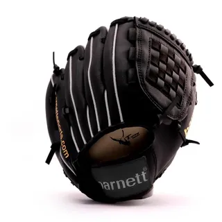 BARNETT JL-102 Infield Infield Baseball-Handschuh, für Einsteiger, PU, 24,6 cm, Schwarz (REG)