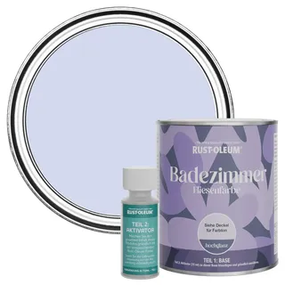Rust-Oleum wasserfeste lila Fliesenfarbe für Badezimmer in Hochglanz Finish - Meerjungfrau 750ML