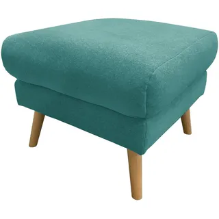 Livetastic Hocker , Türkis , Textil , Buche , rechteckig , 61x49x65 cm , Made in Eu , Wohnzimmer, Sessel, Hocker & Hockerbänke, Sitzhocker