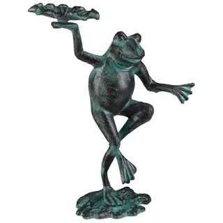 Relaxdays Relaxdays, Aussendekoration, Gartenfigur Frosch