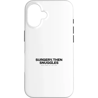 Hülle für iPhone 16 Tierarzt - Chirurgie Then Snuggles - Animal Doctor