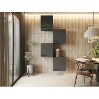 Respekta Hängeschrank 50 x 56,1 x 34,6 cm Grau