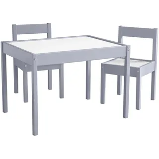 Baby Relax Hunter 3-teiliges Kiddy Tisch- und Stuhlset, Grau