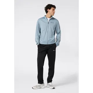 Trainingsanzug CHAMPION "Tracksuit Small Logo", Herren, Gr. XXXL (66/68), clbl, nbk, Obermaterial: 100% Polyester, Sportanzüge Trainingsanzug, zweiteiliges Set, mit Reißverschlusstaschen