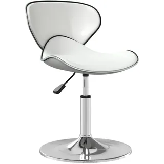 vidaXL Barhocker Weiß Kunstleder - Weiß