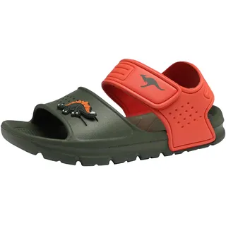 KangaROOS Jungen Kangaswim Ii Sandale, Military Green Flame, 30 EU