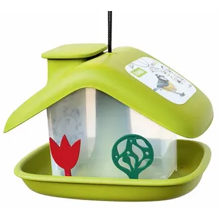 Plastia Vogelfutterhaus Domek bunt