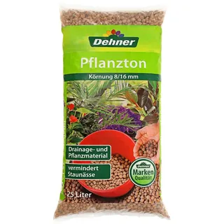 Dehner Pflanzton, 25 l, Körnung 8/16 mm