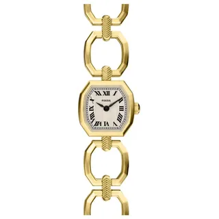 Fossil Harlow Damen 20MM Goldfarbene Edelstahl-Uhr, ES5483