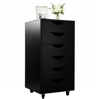 Relaxdays Aktenschrank 78 x 40 x 40 cm schwarz