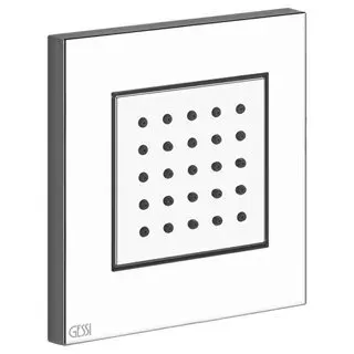 Gessi Rettangolo Fertigmontageset für Unterputzmodell Seitenbrause QUADRO, 32984735, Farbe: Warm Bronze PVD