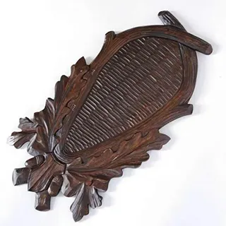 GTK - Geweihe & Trophäen KRUMHOLZ Trophäenschild geschnitzt für Rothirsch Hirschgeweih Hirsch AF 37 cm x 18 cm