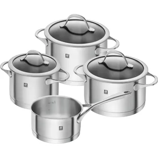 Zwilling Essence Topf-Set 4-tlg. Kochtopf + Bratentopf + Stieltopf