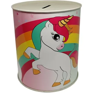 Spardose aus Zinn 11 x 13 cm Einhorn - Verschiedene Grafiken