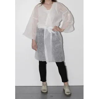 Italian Bed Linen Datex Kimono-Set 10 Stück, weiß, Standard