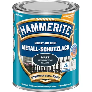 HAMMERITE Metall-Schutzlack Anthrazitgrau Matt 2,5 l