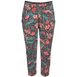 Chiemsee Strandhose im Alloverprint mit Taschen, Stoffhose, 7/8-Hose, orange