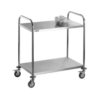 Saro Transportwagen / Servierwagen Felix - Silber