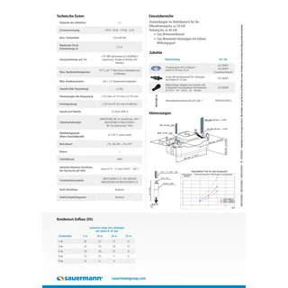 Sauermann Si-83 Pack 2 Zentrifugalpumpe mit Behälter
