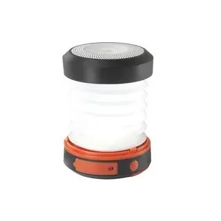SP-SB-6038 Camping-Laterne EEK G (A - G) 120 lm solarbetrieben 138 g Schwarz/Rot
