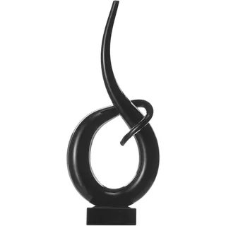 LEONARDO Dekofigur »Skulptur 35 cm schwarz Fusion«, schwarz