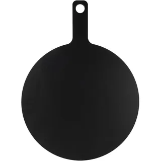 Rockingham Forge Holzfaser-Pizzabrett, Schwarz, 40 cm Durchmesser, für 16-Zoll-Pizza, Hygienisches Pizzabrett aus Holz, Rundes Schneidebrett, Hitzebeständige Holz-Pizzaschaufel Spülmaschinenfeste