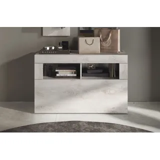 INOSIGN Garderobenschrank »Basic, Breite 91 cm, Höhe 59 cm, Schuhbank 1 Klappe«, Garderobenbank, moderne Rahmenoptik