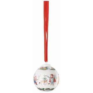 Hutschenreuther Weihnachtsbaumkugel Mini-Anhänger, 4,5 cm bunt