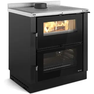 La Nordica Küchenofen | Verona XXL Stahl | schwarz | 7,0 kW