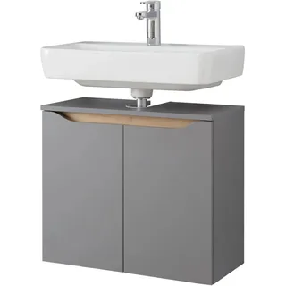 Pelipal Waschbeckenunterschrank Quickset 357 Quarzgrau Matt Touch 60 cm