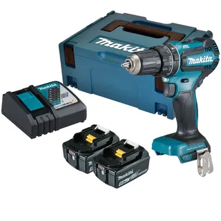 Makita DHP485RTJ Akku-Schlagbohrschrauber inkl. MAKPAC + 2 Akkus 5.0Ah