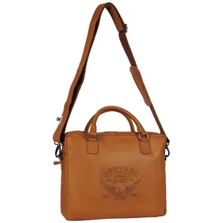 Mustang »Valencia«, Men Businesstasche, Reisetasche mit auffälliger Logoprägung, braun