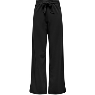 ONLY Damen ONLPOPTRASH-Zoya Life Belt STR Pant PNT Hose, Black, MW / 32L