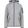 Damen Zip Hoodie Jacke Grey-Limone 34
