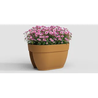 Artevasi Capri Campana Balkon Blumenkasten, 40cm, Farbe Currygelb