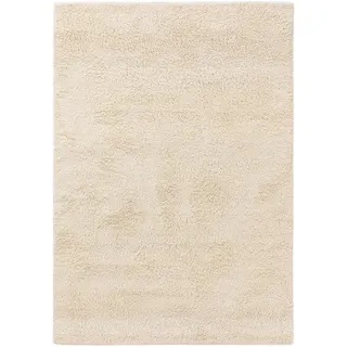 benuta Pure Wollteppich Berber Cream 300x400 cm , Creme , Textil , Rauten , Rechteckig , 300x400 cm , pflegeleicht , Teppiche und Böden, Teppiche, Schafwollteppiche
