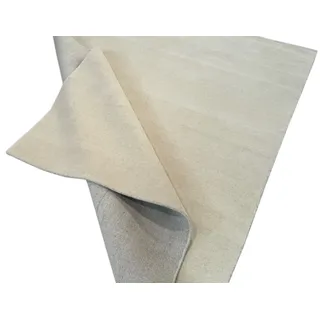 Beige Naturfarbe Teppich 100% Wolle Handgewebt Schurwolle modern robust 170x240