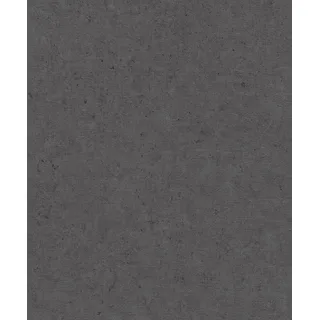 Rasch Textil Rasch Tapete 520927 - Dunkelgraue Vliestapete mit Betonoptik aus der Kollektion Concrete - 10,05m x 0,53m (LxB), Anthrazit