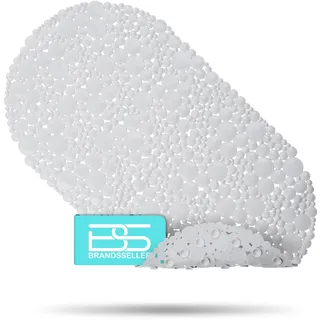 Brandsseller Badewannenmatte 67x37 cm Badewanneneinlage Antirutschmatte Wassetropfen Design Melange