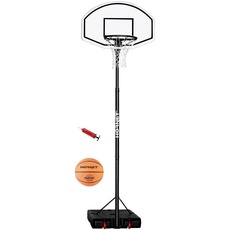 Bild von Basketballständer 305«, (Set, 3 St., Basketballständer mit Ball und Pumpe), 30048261-0 schwarz/weiß,